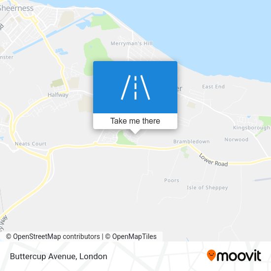 Buttercup Avenue map