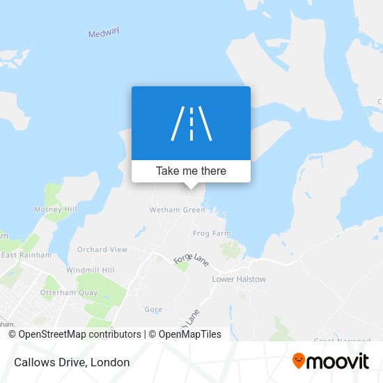 Callows Drive map