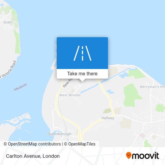 Carlton Avenue map