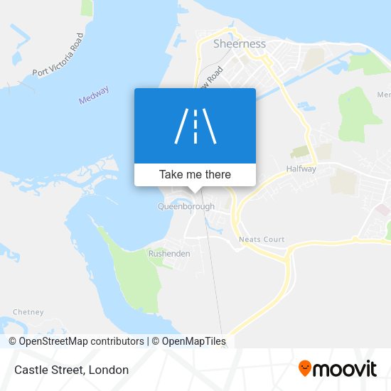 Castle Street map