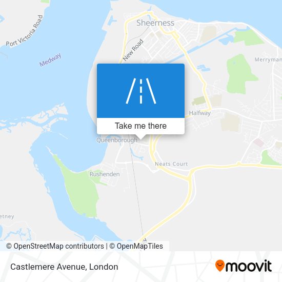 Castlemere Avenue map