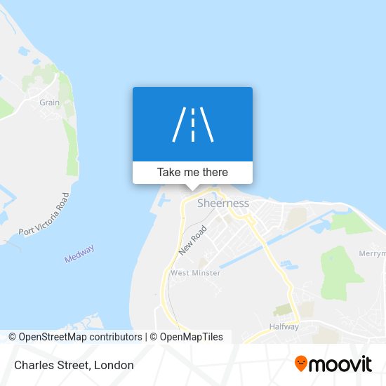 Charles Street map