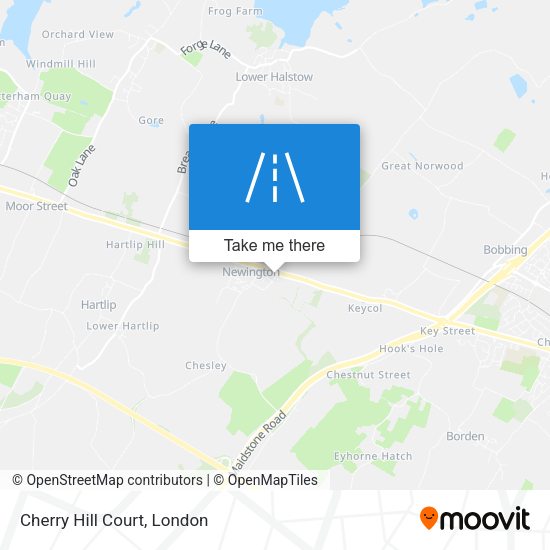 Cherry Hill Court map