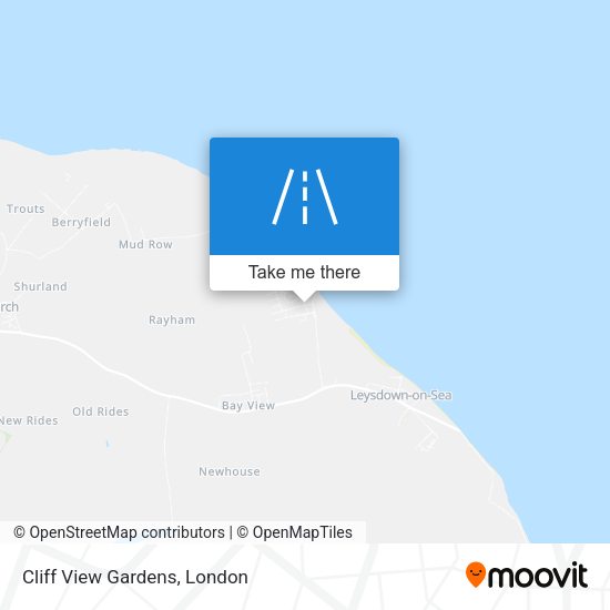 Cliff View Gardens map