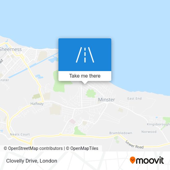 Clovelly Drive map
