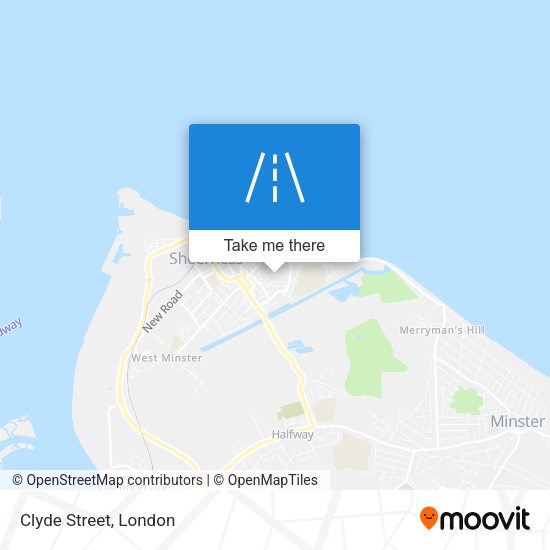 Clyde Street map