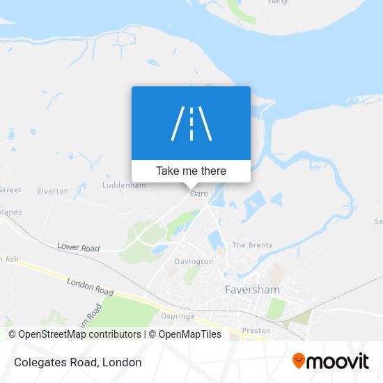 Colegates Road map