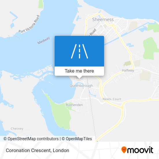 Coronation Crescent map