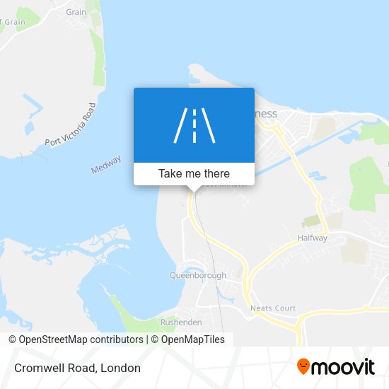 Cromwell Road map