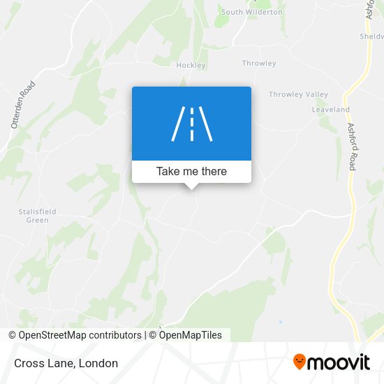 Cross Lane map