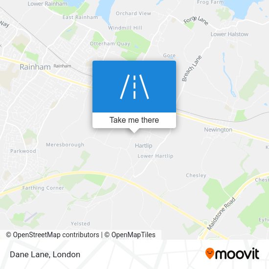 Dane Lane map
