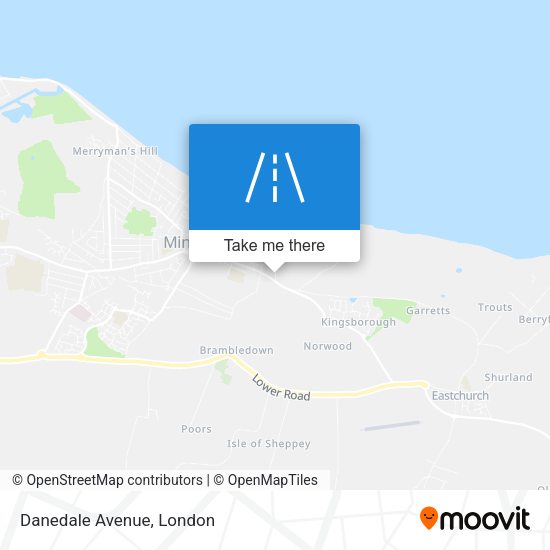 Danedale Avenue map