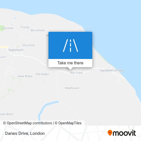 Danes Drive map