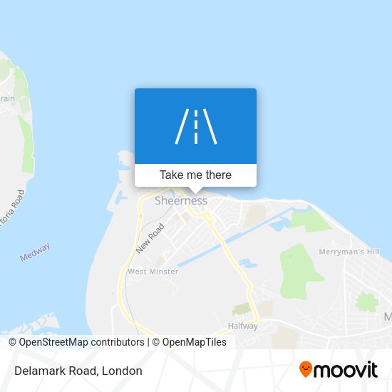 Delamark Road map