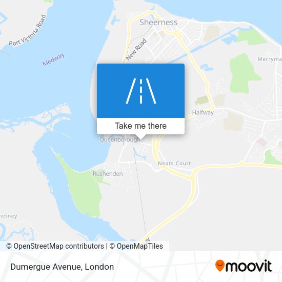 Dumergue Avenue map