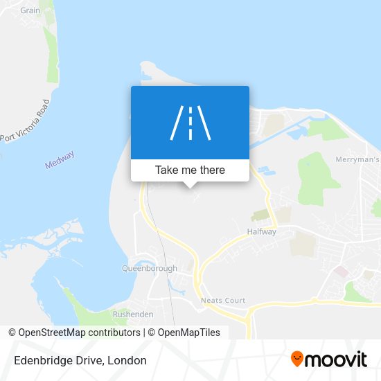 Edenbridge Drive map
