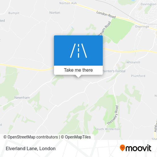 Elverland Lane map