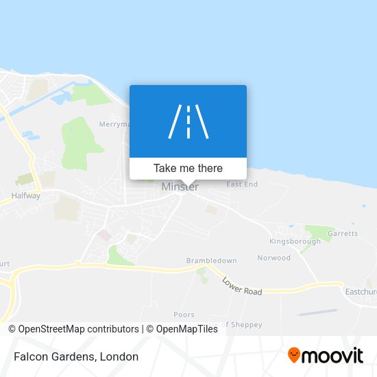 Falcon Gardens map