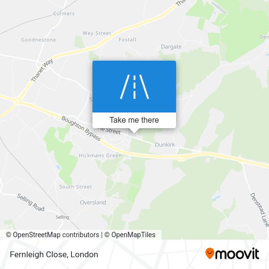 Fernleigh Close map