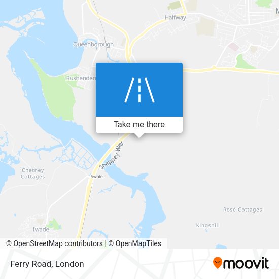 Ferry Road map