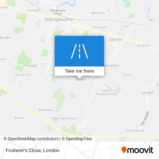 Fruiterer's Close map