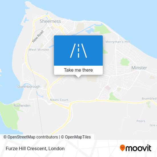 Furze Hill Crescent map