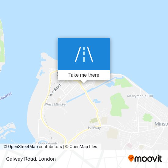 Galway Road map