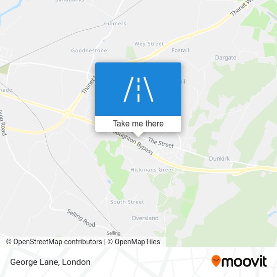 George Lane map