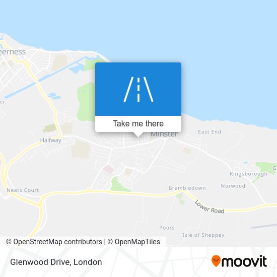 Glenwood Drive map