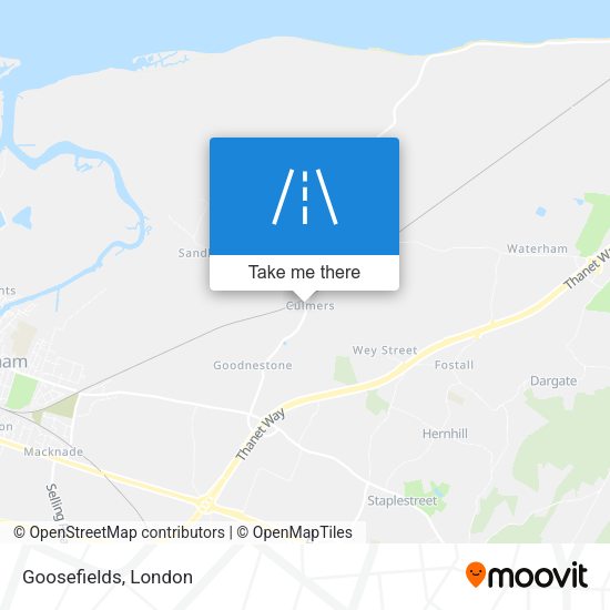 Goosefields map