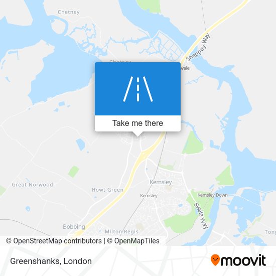 Greenshanks map