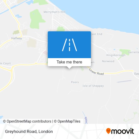 Greyhound Road map