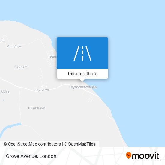 Grove Avenue map