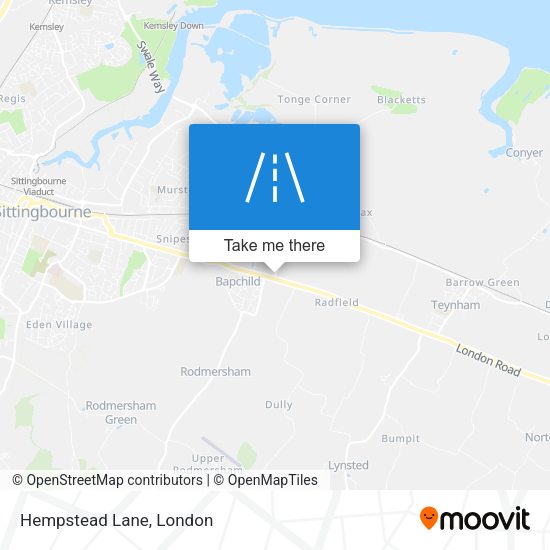 Hempstead Lane map