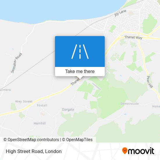 High Street Road map