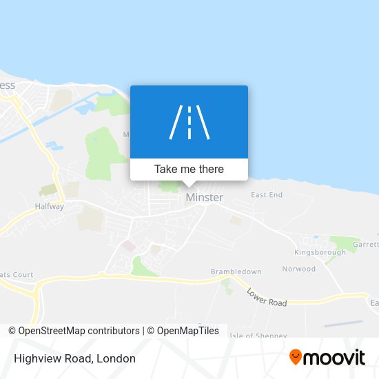 Highview Road map