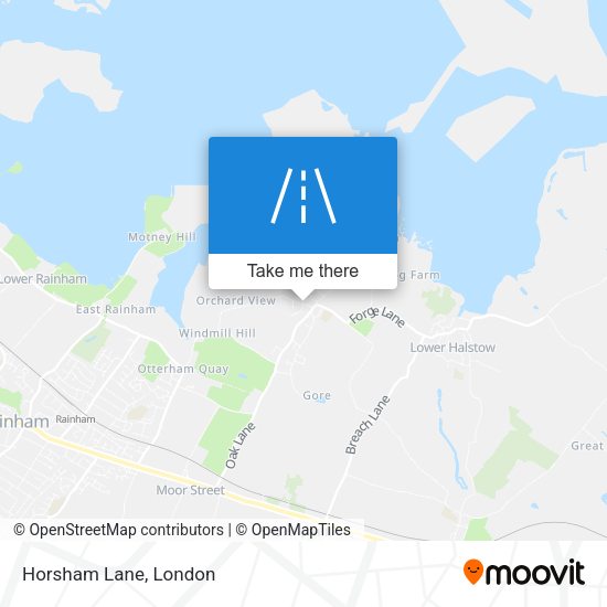 Horsham Lane map