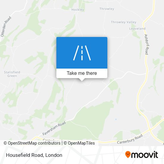 Housefield Road map