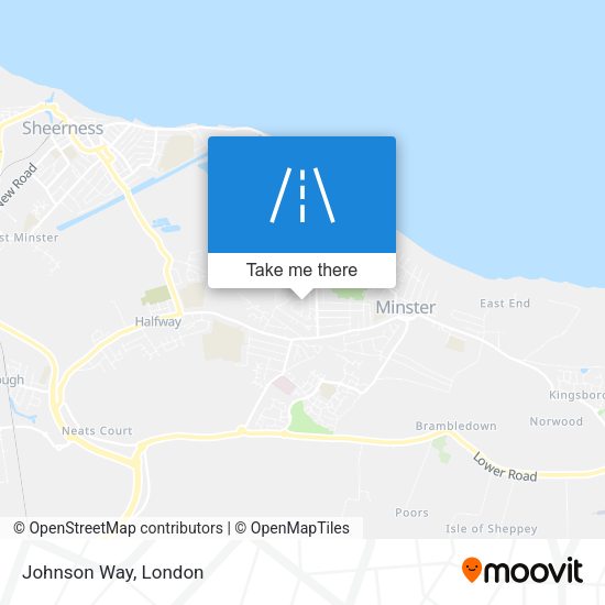 Johnson Way map