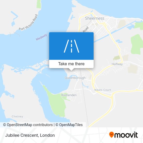 Jubilee Crescent map