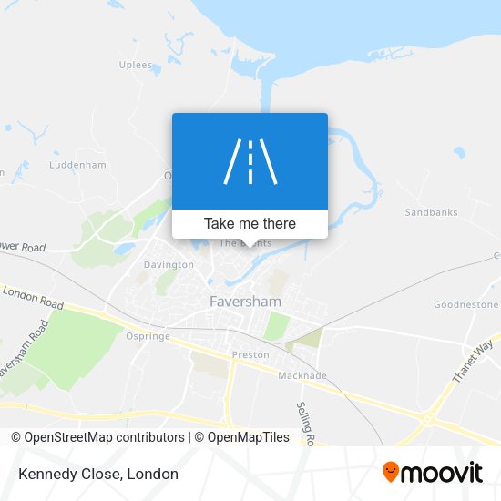 Kennedy Close map