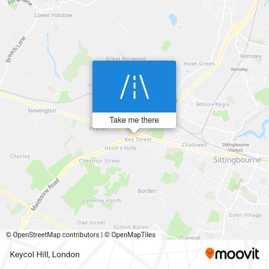 Keycol Hill map