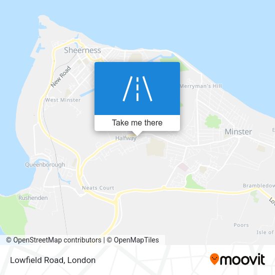 Lowfield Road map