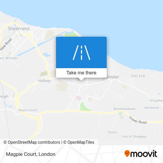 Magpie Court map