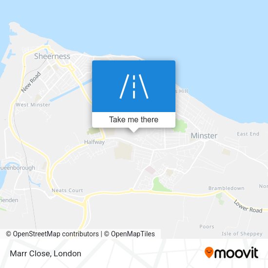 Marr Close map