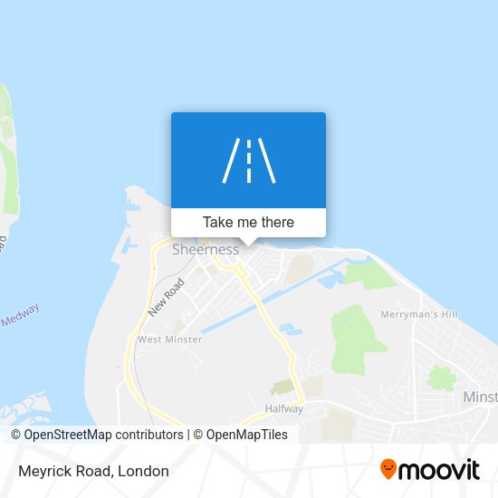 Meyrick Road map