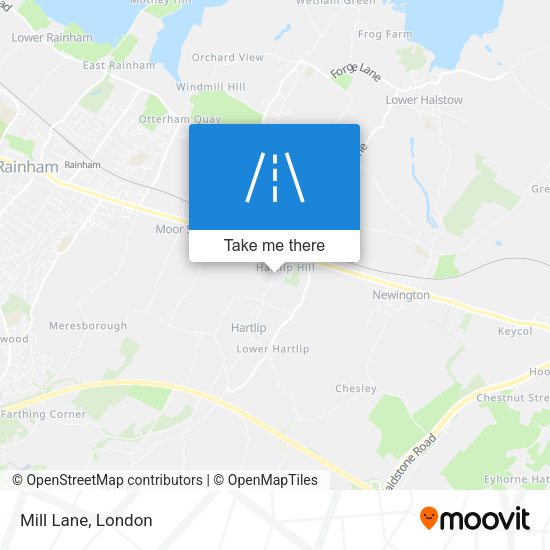 Mill Lane map