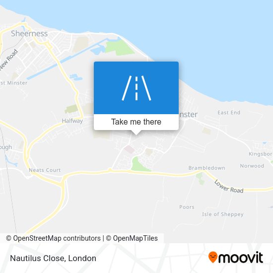 Nautilus Close map