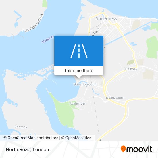 North Road map