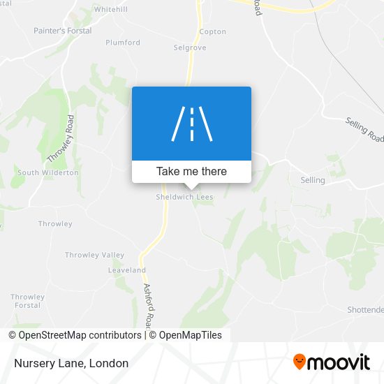 Nursery Lane map